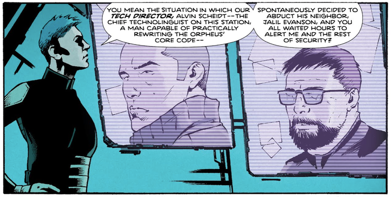 Deva Karrell discovering that she’s been kept out of the loop.